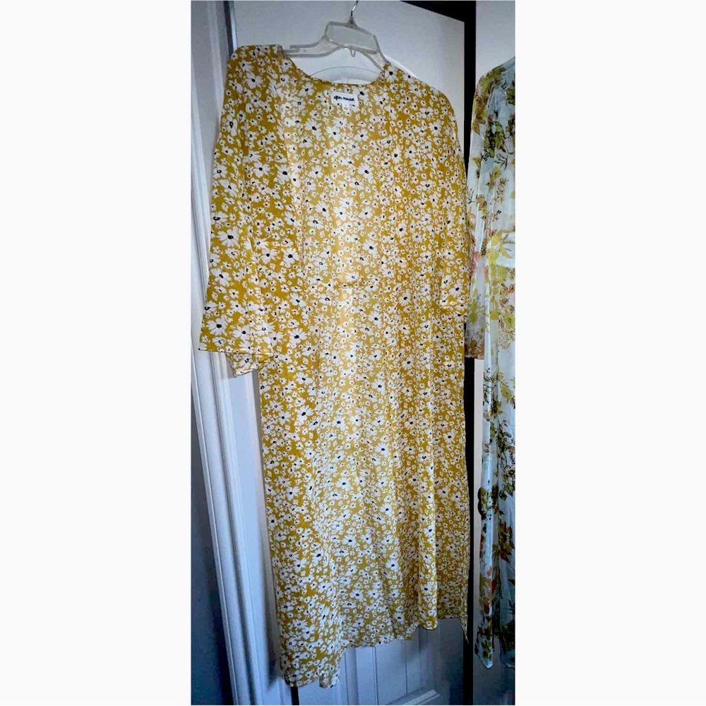 Floral duster kimono